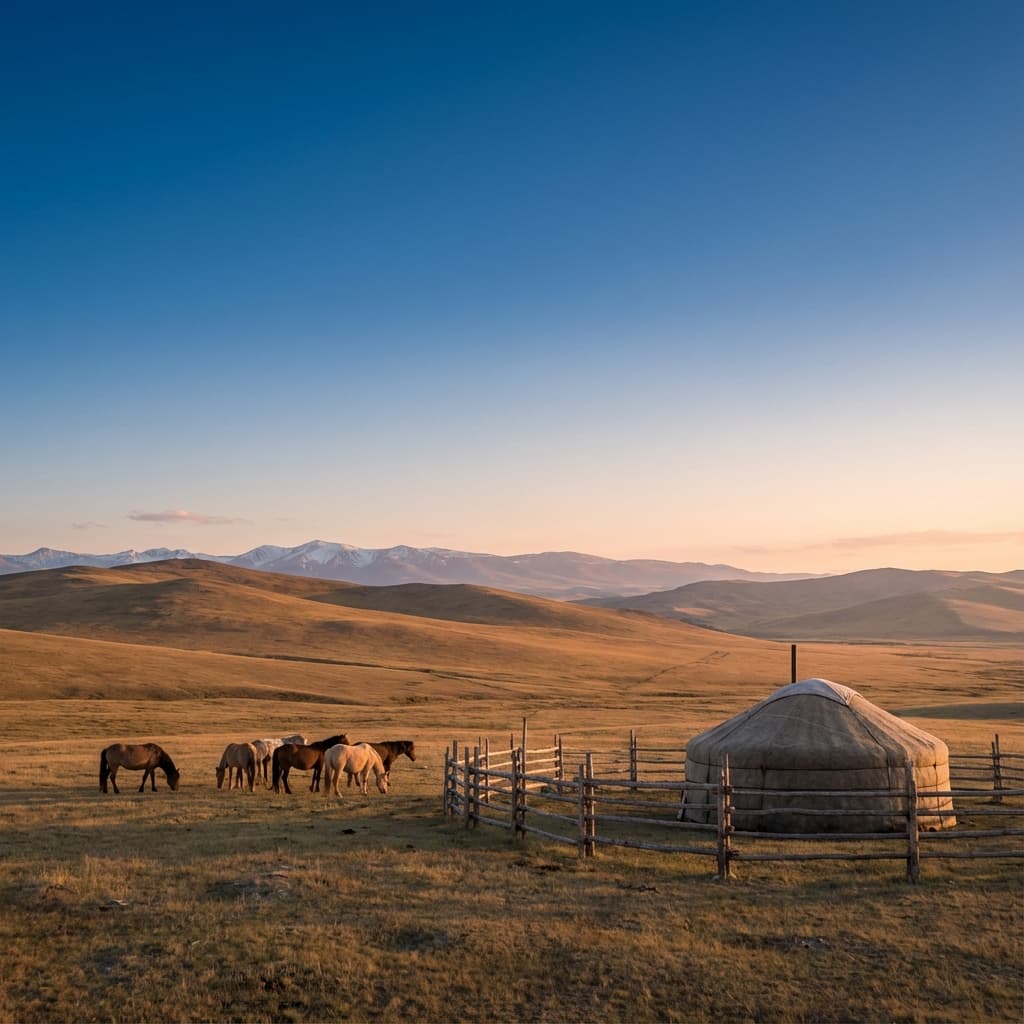 Mongolische Landschaft